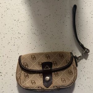 Dooney & Bourke Brown Wristlet